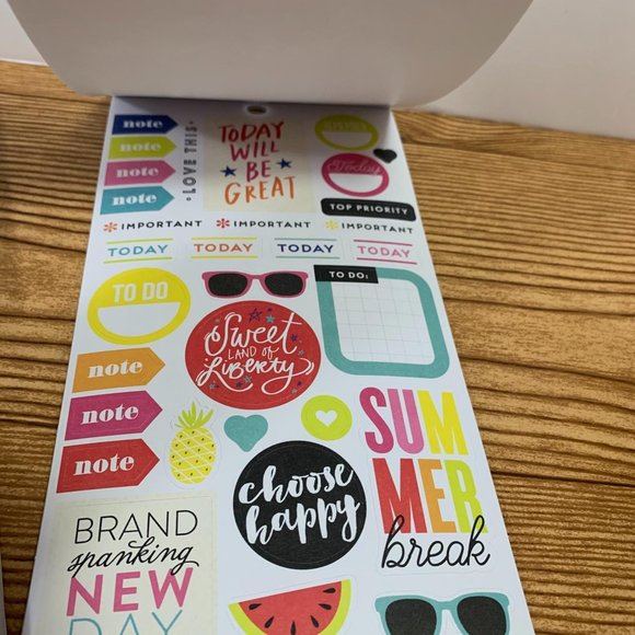 The Happy Planner Sticker Books Watercolor And Holidays Lot Of 2 - Picture 4 of 14